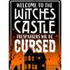 Welcome To The Witches Castle Mini Plaque