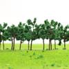 Scenery Collection Trees Model Trees 5cm N HO Gauge 40 Pieces Landscape Miniature Garden Railway Model Building Model Diorama Educational DIY