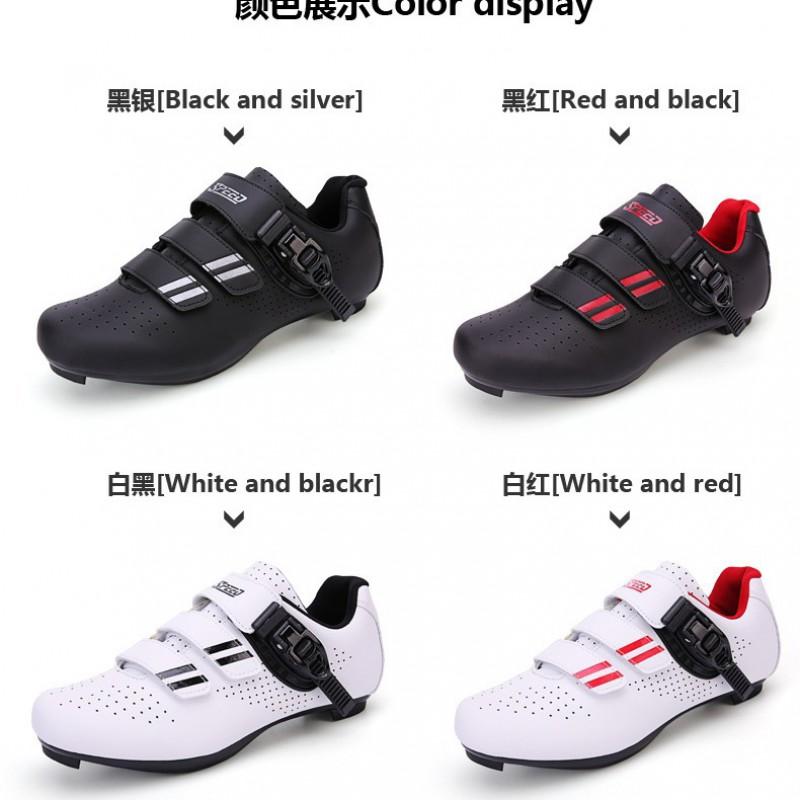 Unisex Cycling Shoes Road Mountain Bike SPD Pedals Breathable Stiff Sole Indoor Trainer Wide Fit