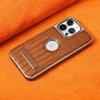Магнитный чехол для телефона с рисунком под крокодила и подставкой для iPhone 12/13/15 Pro Max/17, Полная защита для мужчин