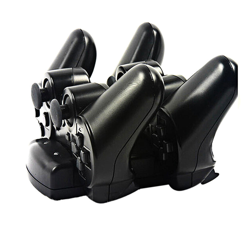 Sagit Замените USB 2в1 Двойное зарядное устройство Подставка для зарядной док-станции для контроллера PS3