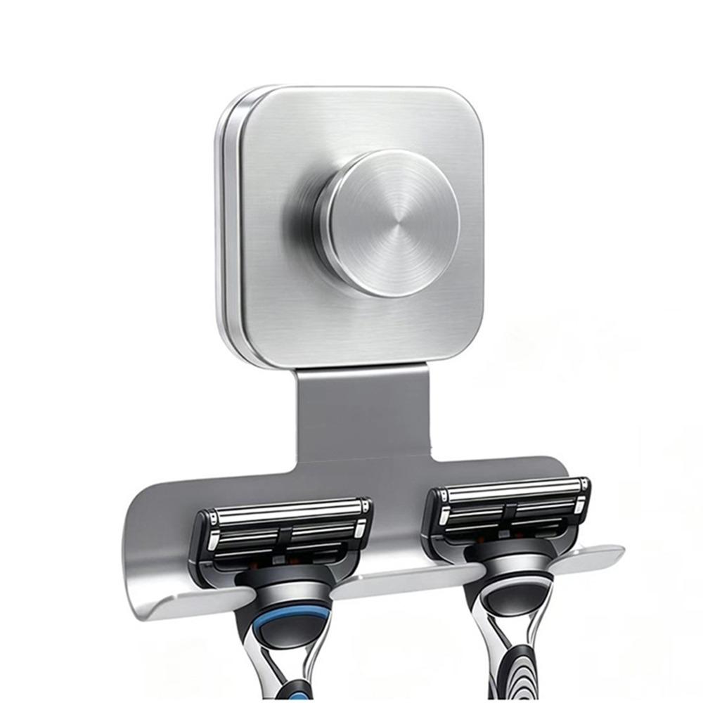 Removable Suction Cup Razor Holder Wall Mounted Shaver Storage Rack Washroom Wall