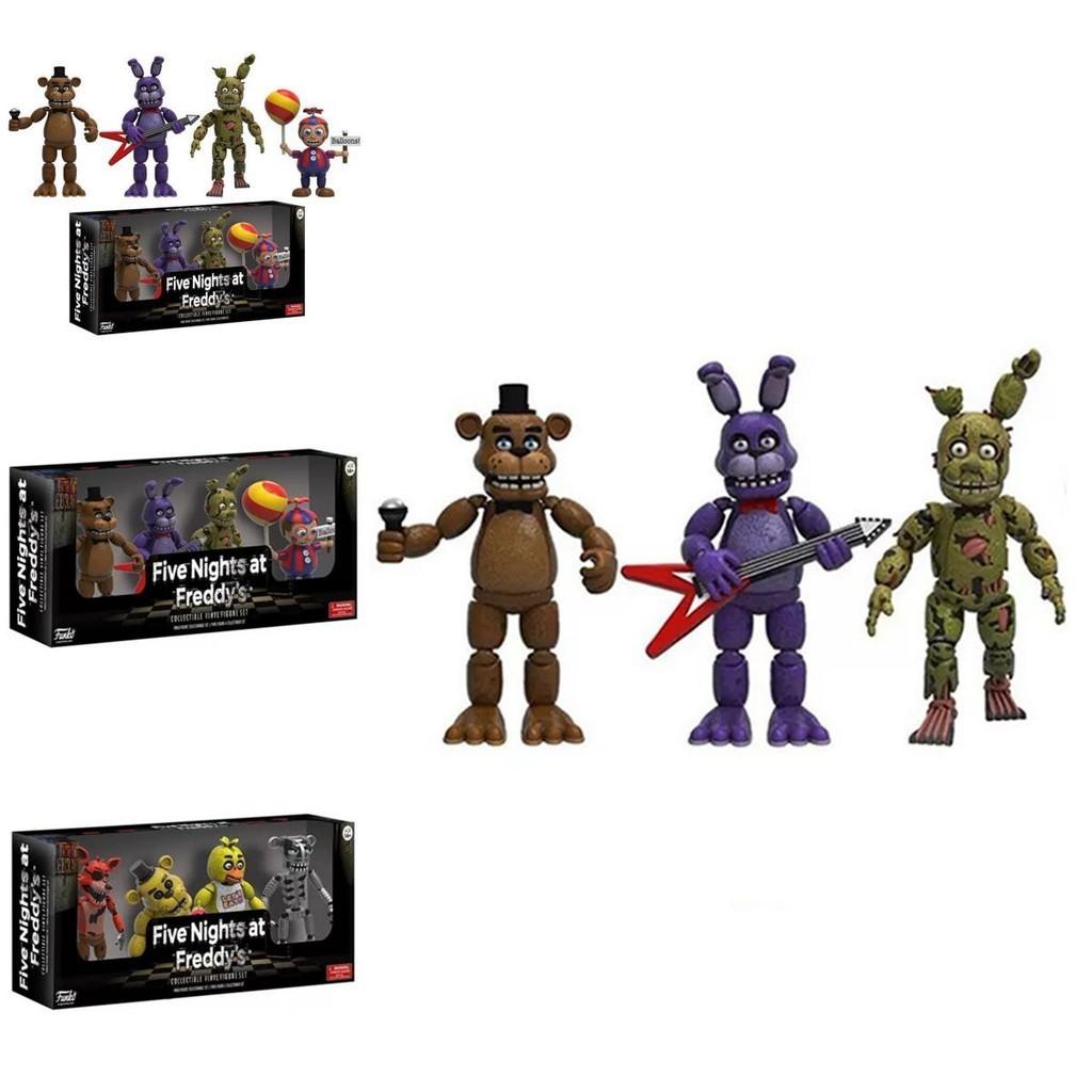 Потрясающий набор из 4 фигурок по Five Nights At Freddy's: Pizza Simulator для ультимативной коллекции