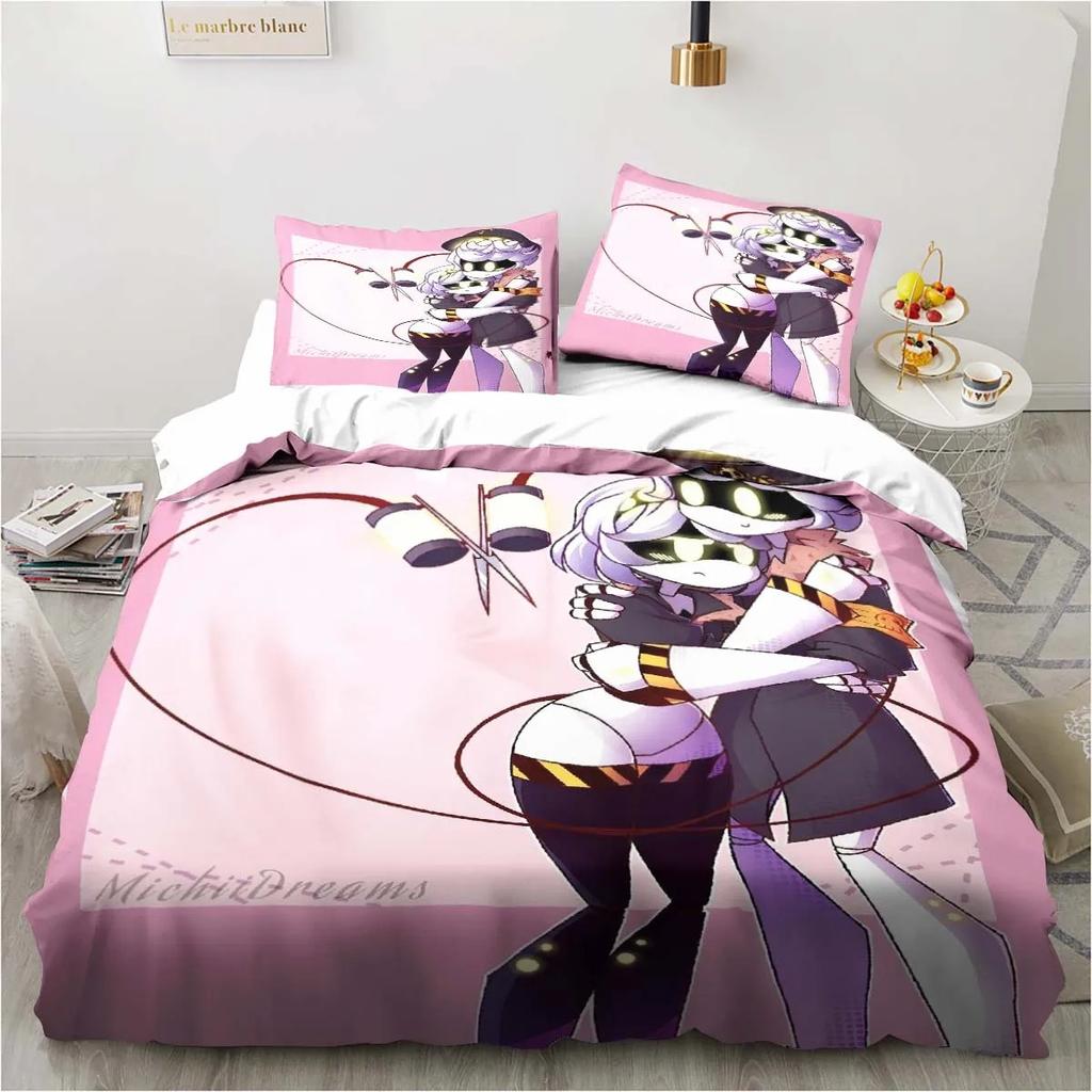 Cartoon Murder Drones Duvet Cover Pillowcase Bedding Set Adult Boy Girl Bedroom Decoration Children Single Double Large Size