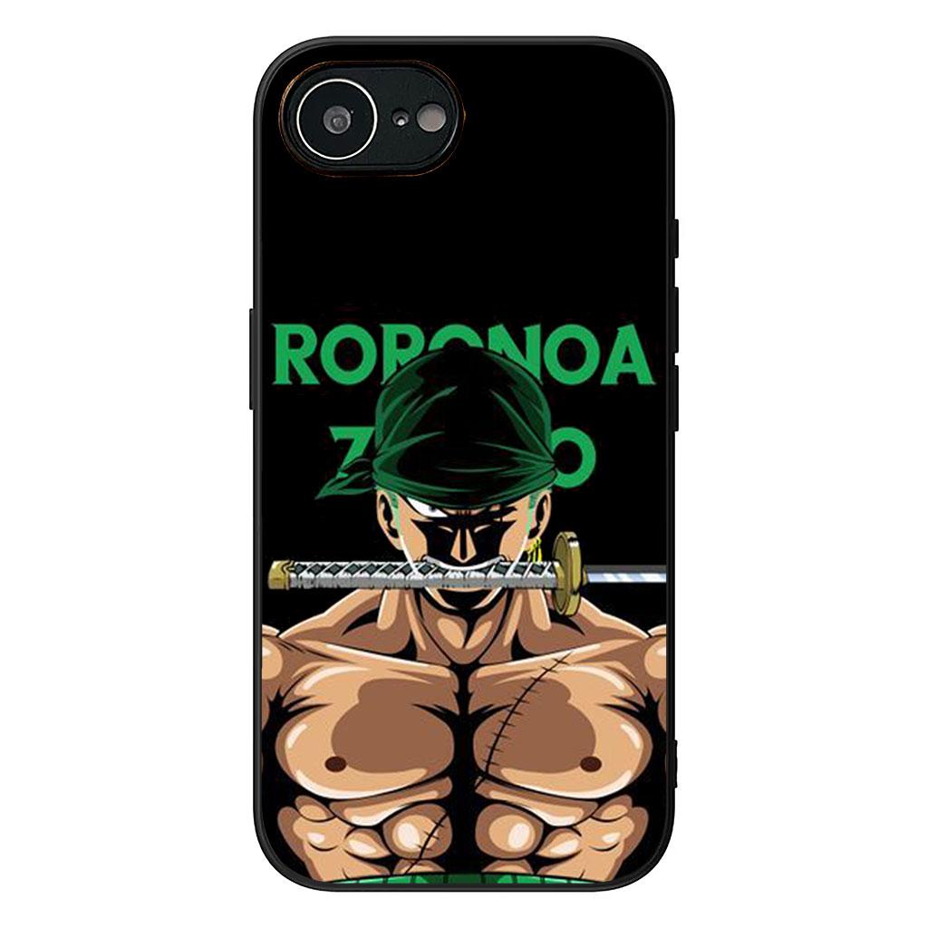Cover for Apple iPhone 16 15 14 Plus 13 12 Mini 17 Pro Max + ProMax 16E Air 16+ 15+ Phone Case Roronoa Zoro One Piece Luffy