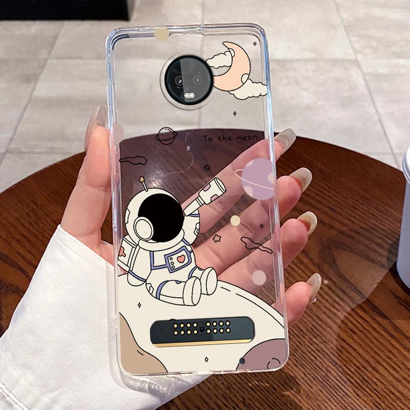 Гелевый чехол для Motorola Moto Z3 Play Funda Coque Прозрачный силикон Мягкий ТПУ Задняя крышка Милый Котик Кролик Сердце Защитный чехол Capa