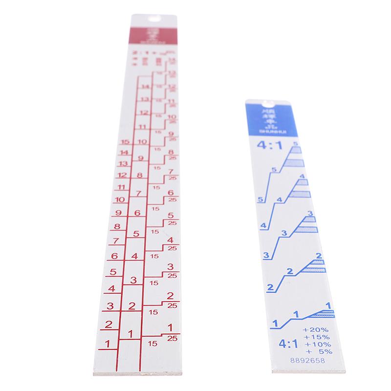 Инструмент для смешивания Стандартная линейка для автомобильной краски Подходит для автомобильной краски Линейка Инструмент для краски