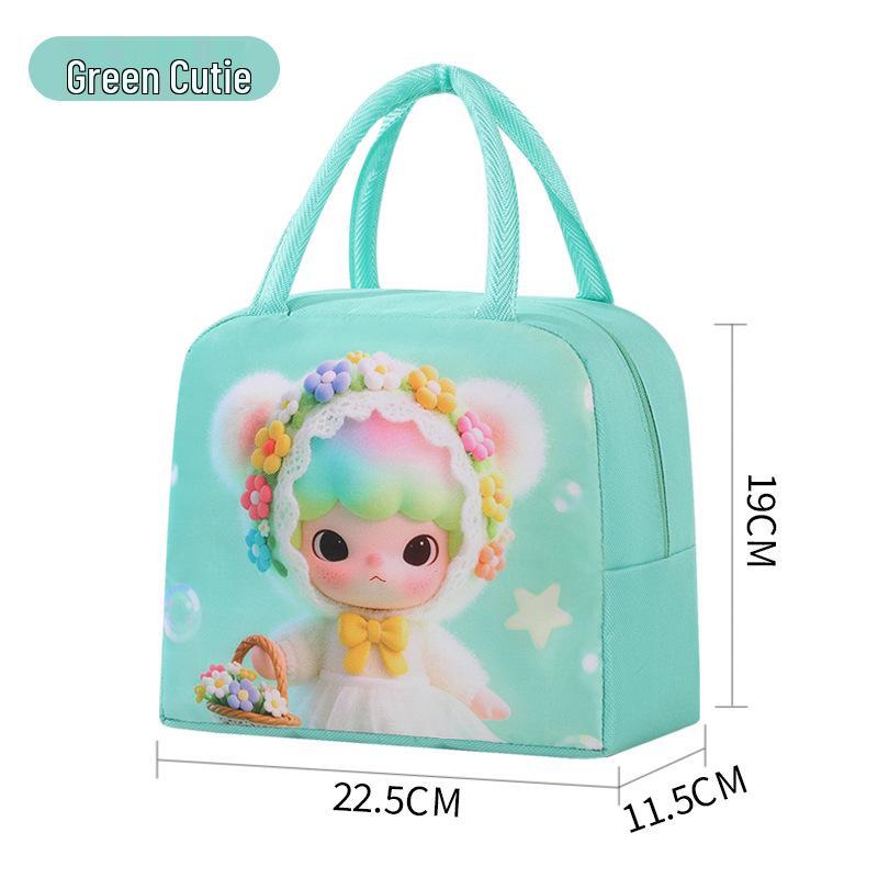 Large Capacity Insulated Lunch Tote - Durable Aluminum Foil Bento Bag for Office Workers