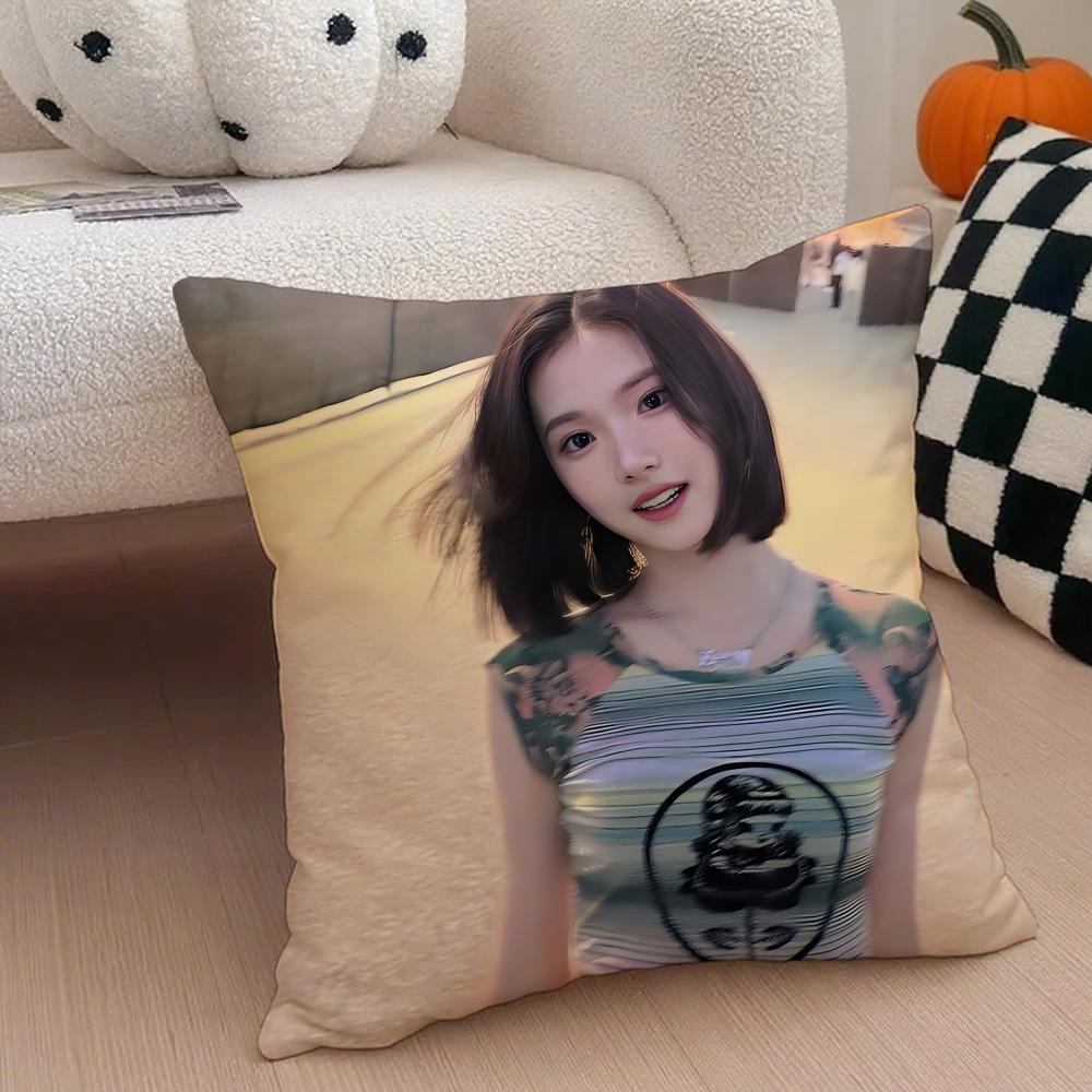 actor classic CChoi Ji Woo Cushion Cover Throw Pillow Cover Hidden Button Durable Polyester Chair Cushion