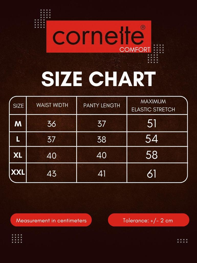 Cornette Boxer Shorts Loose Cotton Checkered BM222 Comfort 3 Pack