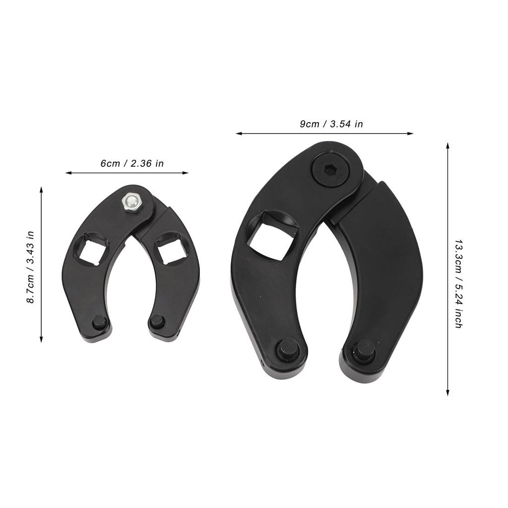 1266 Adjustable Gland Nut Wrench 7463 Hydraulic Cylinder Spanner Sturdy Steel Easy To Use for Farm and Construction Equipment