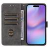For iPhone Air Case Wallet RFID Blocking PU Leather Phone Cover Stand with Strap