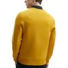 Fila Однотонный пуловер с круглым вырезом, повседневный вязаный свитшот для мужчин, цвет морской ромашки, желтый F11M412204F-MT