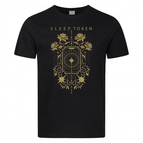 Amplified Unisex Adult Caramel Floral Sleep Token T-Shirt