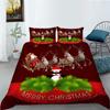 Christmas Themed Home Bedding Set, Bedroom Duvet Cover Bedding Set, EU Full Size Single/double Bed Home Decoration