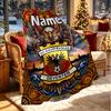 Custom Name Personalized Go Ahead Eagles Print Blanket, Home Decor, Bedroom, Sofa, Camping, Couch, Gifts for Birthday Christmas