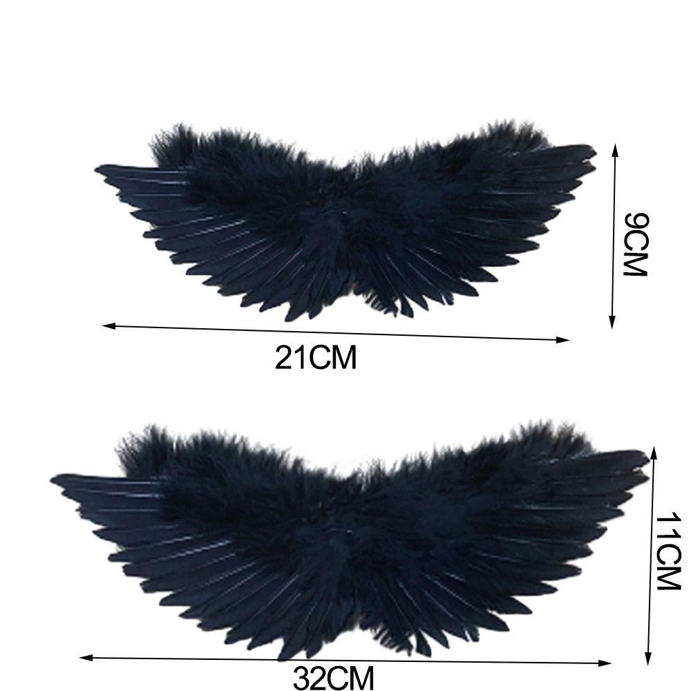DIY Costume Angel White Wing Dressing Up Festival Feather Wing Angel Feather Wings Photo Props
