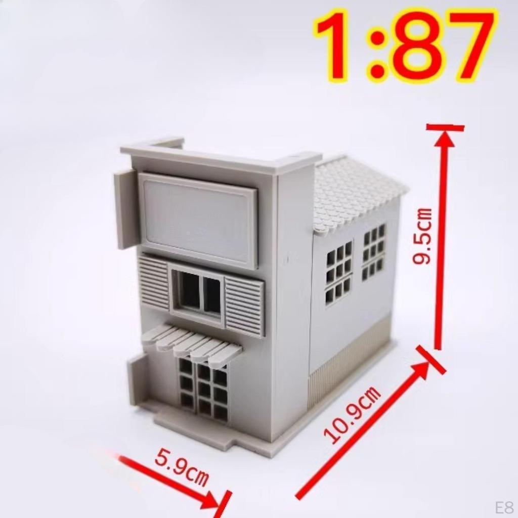 1/87 Building Model Kits Assembled Layout Scenery Educational Railway