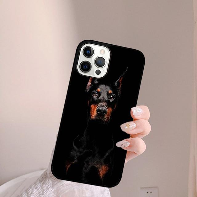 МИЛЫЙ ДОБЕРМАН ПОРОДА СОБАК чехол для телефона Cover For iPhone 17 Air 16 15 14 Plus apple 16 11 12 13 Pro Max coque