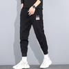 Мужские осенние брюки, однотонные, с эластичной резинкой на талии, с глубоким промежутком, с морозостойкой завязкой, мягкие шаровары больших размеров для повседневной носки