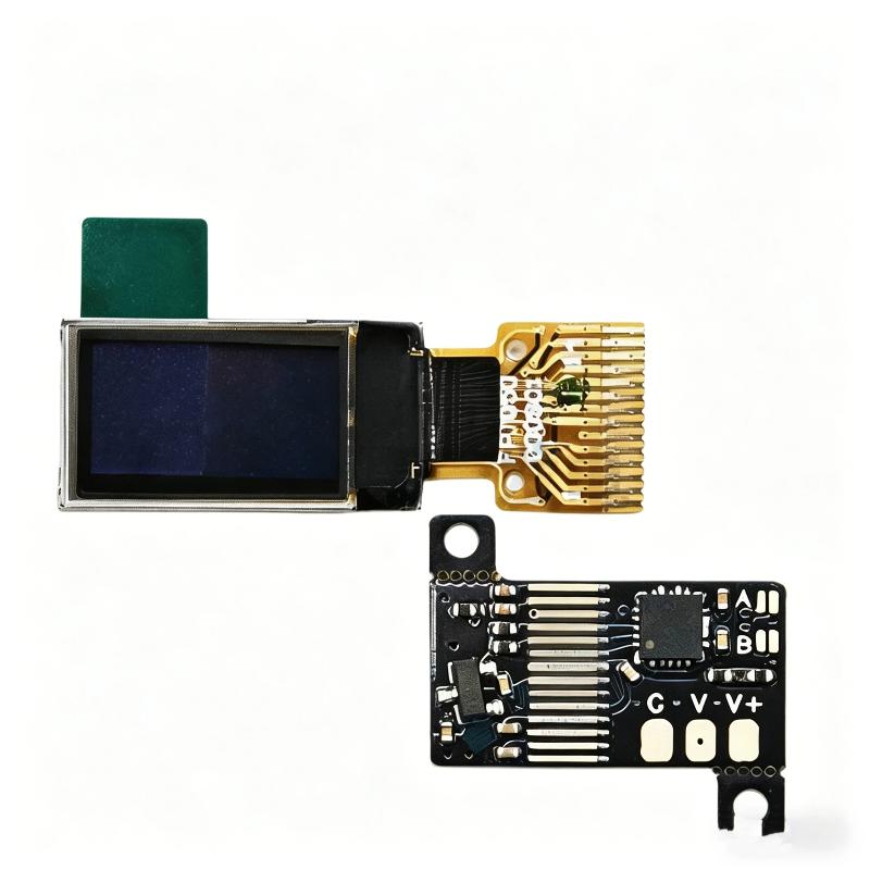 0,5-дюймовый цифровой вольтметр OLED 0-30 В, 2-проводной, самый маленький панельный вольтметр для мониторинга аккумулятора, светодиодный дисплей, DIY электроника