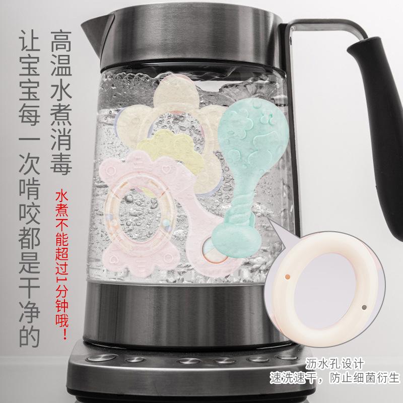 Newborn Baby Baby Rattle Toy, Boiled Bite Crib Bell Rattle, Boys And Girls Rattle