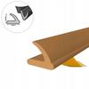 Self-adhesive door window seal V 9X7 mm BROWN