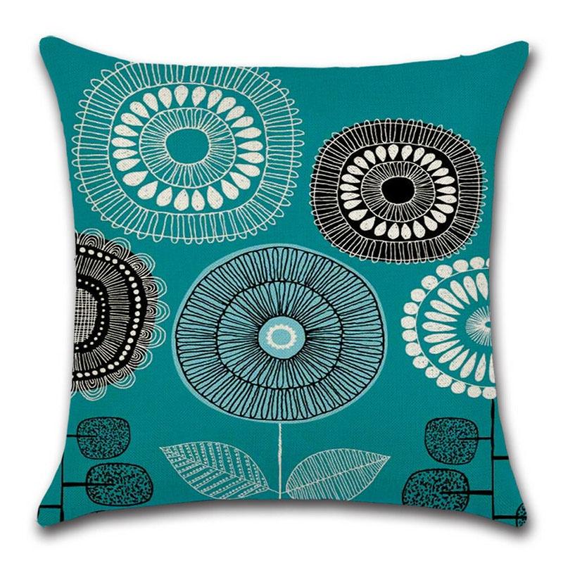 Stylish Floral Cushion Cover For Bedroom Dining Room And Home Office 45cm