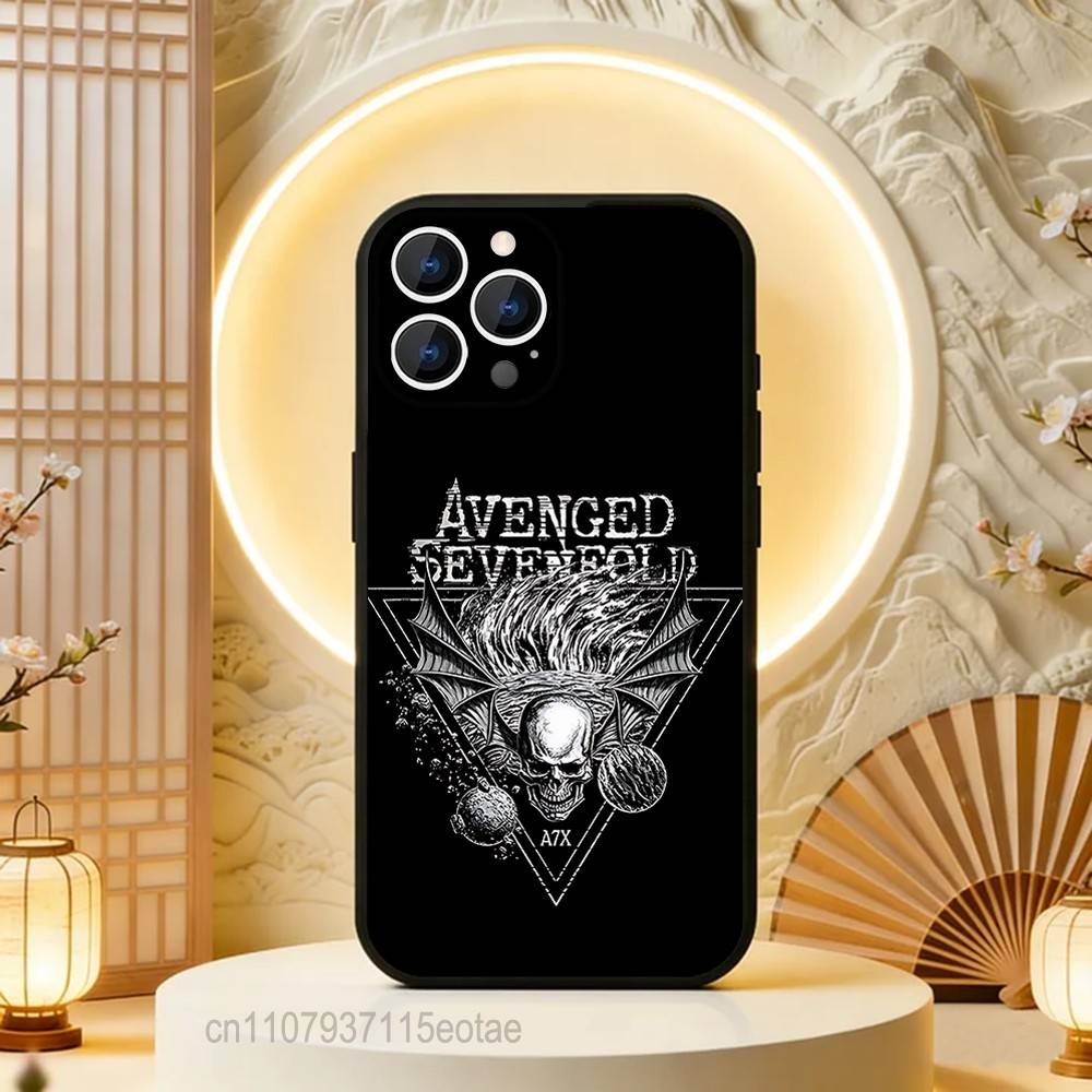 Чехол для телефона Avenged S-Sevenfold A7X Band Для iPhone 12,16,13,14,15,17,11,Pro,Max,Plus,E,Air,Mini TPU Мягкий, приятный для кожи