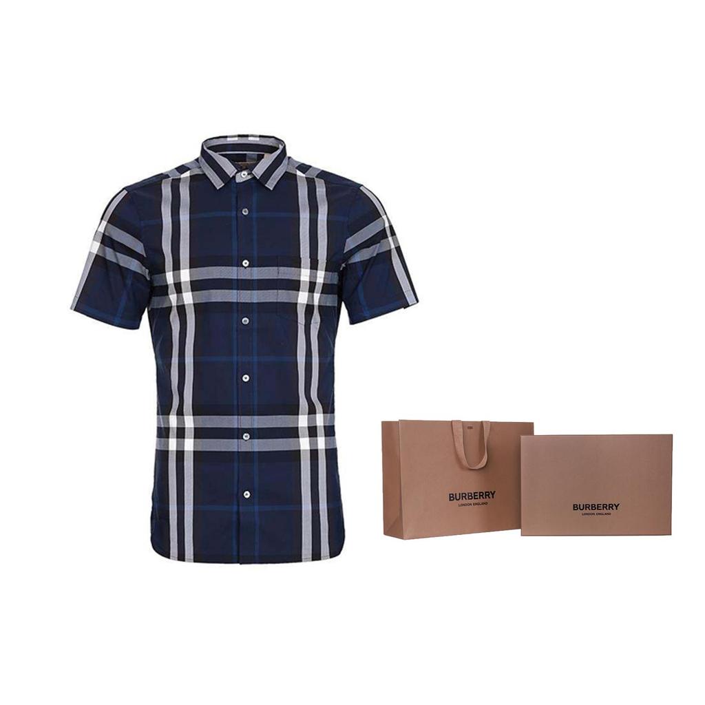Burberry Shirt Men's Dark Blue 40039361 40039361