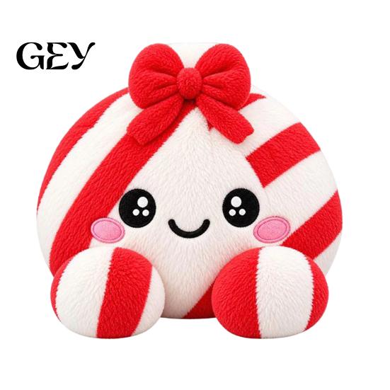 Stuffed Bun Fidget Toy Christmas Plush Dumpling Squeeze Toy, Steamed Plushie for Stress Decor Relief, Party Favors Relaxing Sensory Toys