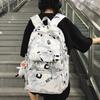 Рюкзак мужской большой вместимости рюкзак с граффити женский школьный рюкзак для учащихся старших классов средней школы