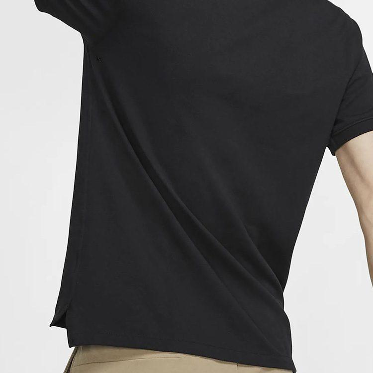 Nike Polo Shirts Men's Black Polo Collar Moderate Other BV0481-010
