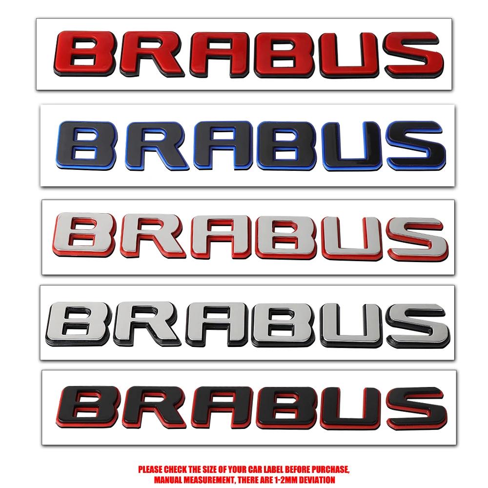 GLC GLB 1pc Rear Emblem For Brabus Sticker Letter Badge Trunk Sticker Rear Sticker For Brabus Mercedes Benz W463 W464 W205 W212