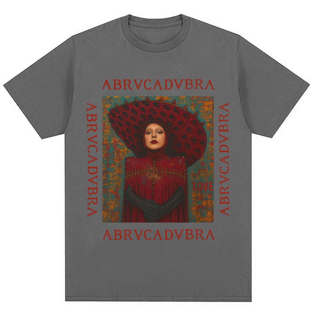 Леди Гага Mayhem Abracadabra Винтажный Стиль Футболка Мужская Женская Мода Короткий Рукав Оверсайз Хлопковая Футболка