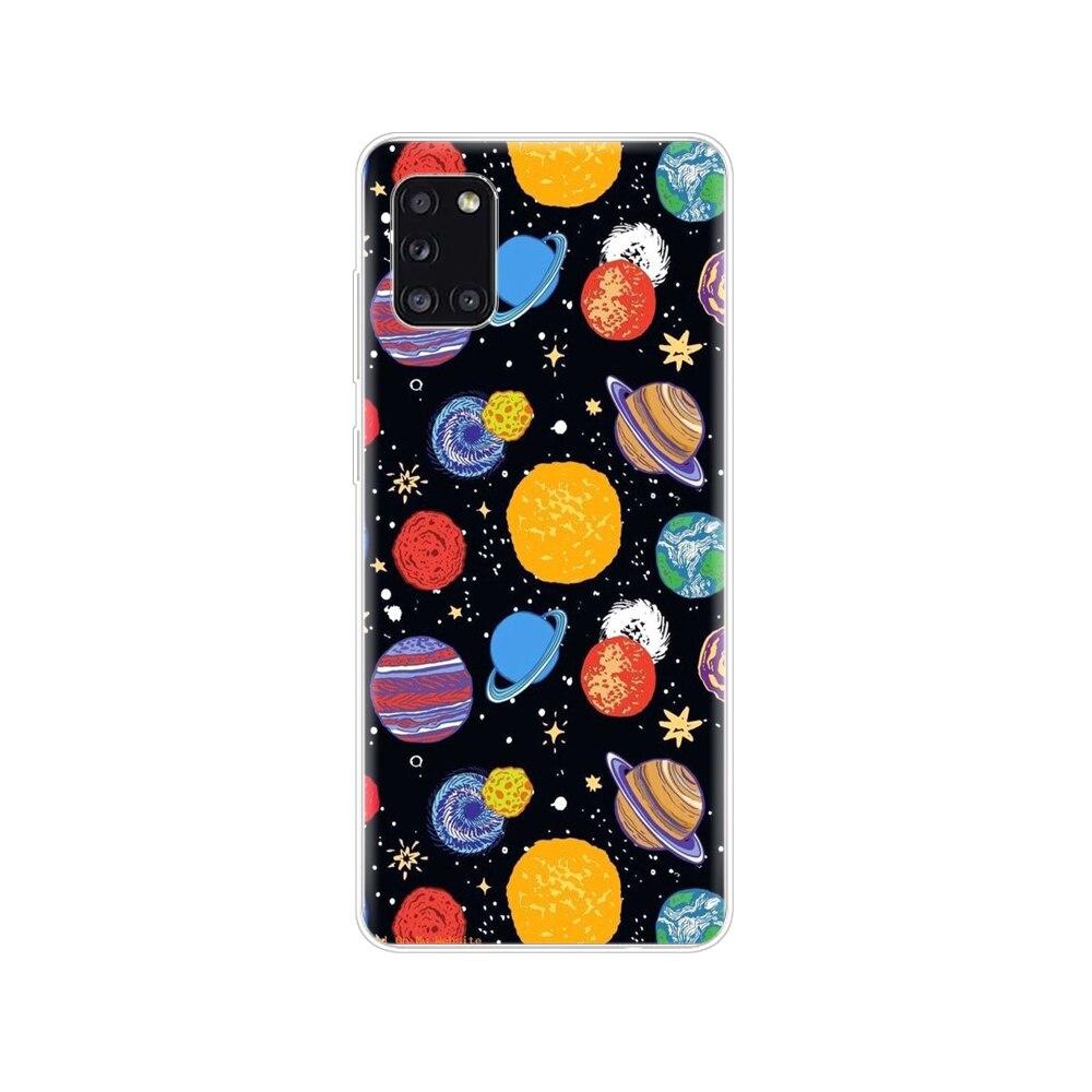 Чехол для Samsung Galaxy A31 Чехол для Samsung A31 A 31 SM-A315F 6,4"; Чехол для телефона, силиконовый мягкий чехол из ТПУ, полный защитный бампер