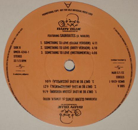 12-дюймовая пластинка BABY BLUE SOUNDCREW GLENN LEWIS Only Be In Love Something To Love UMCR4248 Universal Music 2000 Канада Рэп Хип-Хоп R&B Б/у