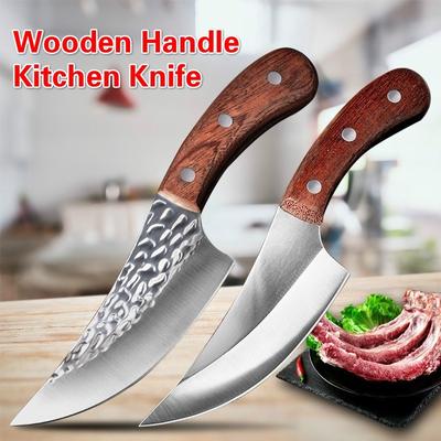 Нож шеф-повара Кухонный нож из нержавеющей стали Нож для обвалки Нож мясника