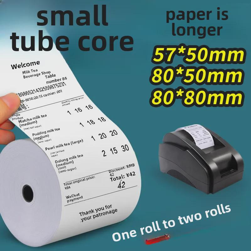 Термобумага для кассовых аппаратов на кухне и в баре - рулоны для купонов на вынос 5750/30 и 80/50/80