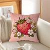 S-strawberry Cute Kawaii Cushion Cover Inches Farmhouse Decor Home Throw Pillow Covers For Couch Decorations