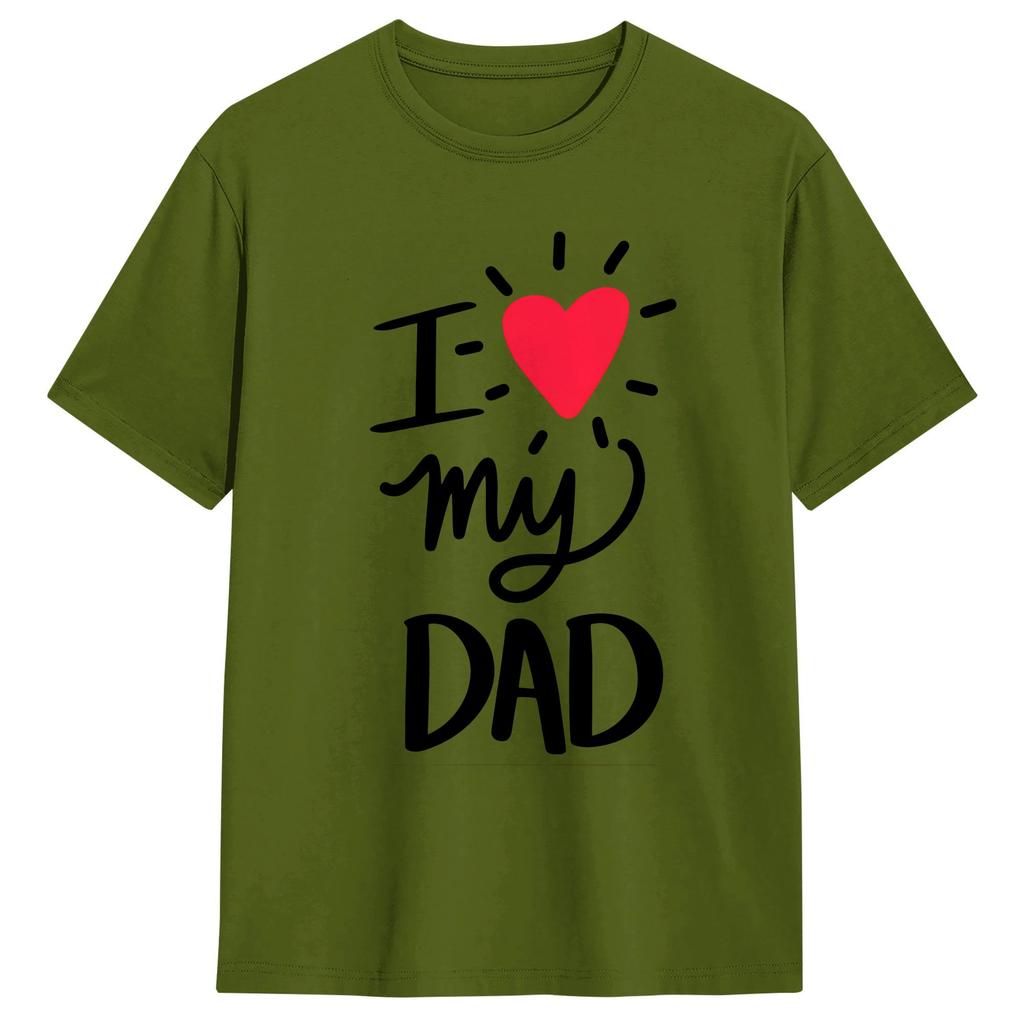 Unisexs Fathers Day T Shirts 100 Cotton Clothing Fashion Short Sleeve Crewneck Tee Shirt Gift Idea Tshirt