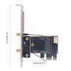 Адаптер M.2 NGFF беспроводной карты в PCIe для настольного компьютера, конвертер WLAN с антеннами 8 дБ/10 дБ для 7260 8265 7265 8260 AX200 AX210