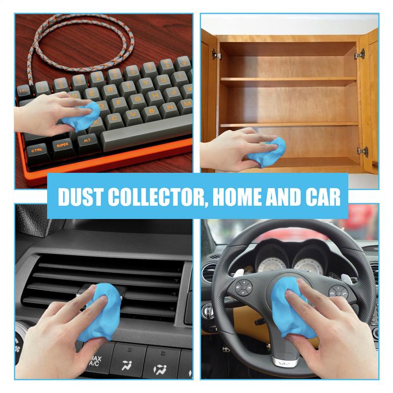 20g High Efficiency Dust Remove Gel Car Interior Clean Magic Mud Universal Household Keyboard Desk Cleaning Tool Car Accessories