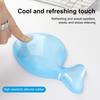 Ergonomic Wrist Guard Anti-Slip Transparent Design Creative Shape Silicone Elbow Pad Cushion Cute Clear Mouse Wrist Pad