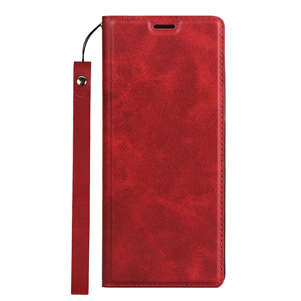 Подходит для Sony Xperia 10 III кожаный чехол, кожаный чехол-раскладушка с кожаным ремешком-шнурком, новый Xperia 20