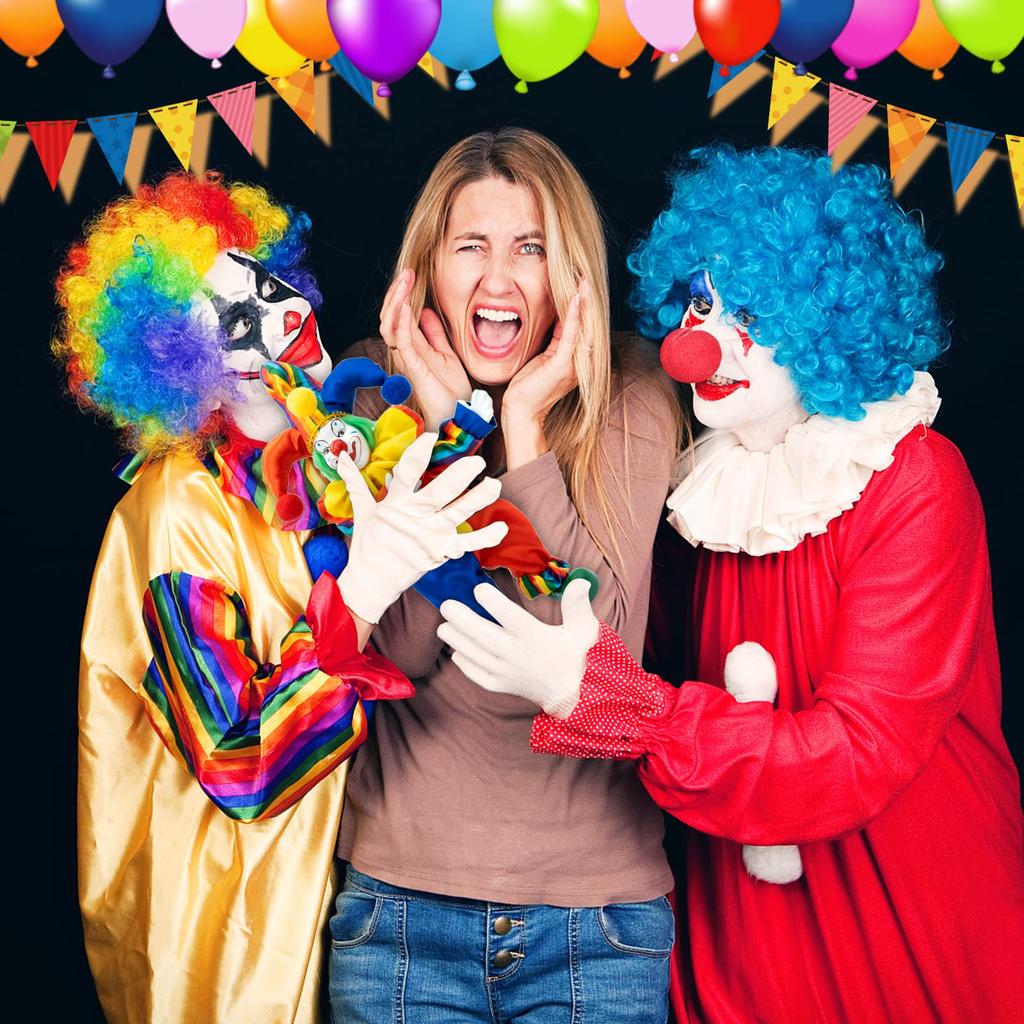 Кукла-клоун из фарфора Maxyoung 14 дюймов, фигурка, игрушка для Рождества, Хэллоуина и дней рождения