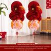 Decorative Wedding Fan Flower Column Set for Wedding and Engagement Room Arrangements