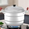2-х уровневая пароварка для приготовления пищи, алюминиевая многоцелевая кастрюля для приготовления пищи на пару с
