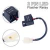 2PIN 12V Motorcycle Adjustable LED Turn Warning Relay Accessory MT09 FZ1 FZ6 R6 Flash MT G0R6