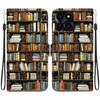 Чехол-книжка из искусственной кожи ручной работы для Honor X6a, противоскользящая противоударная обложка с ремешком на запястье и дизайном в виде сердечка/розы/кошки